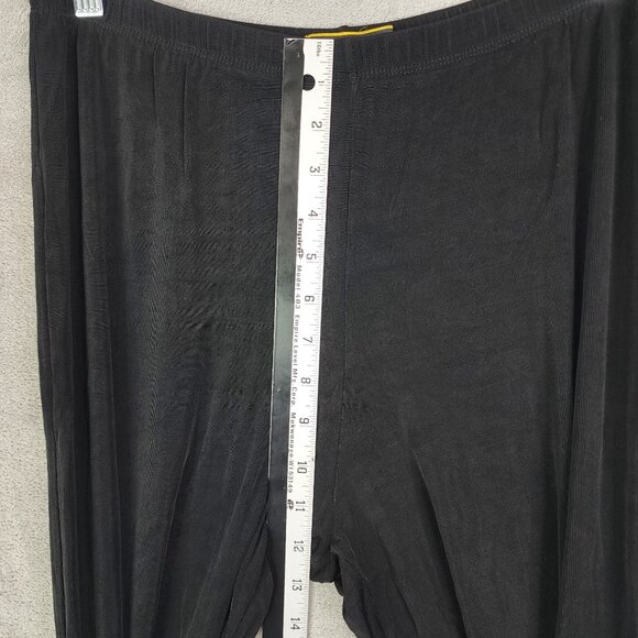 Womens Black Mirasol Stretch Pants Hi Rise Size M - Picture 6 of 11